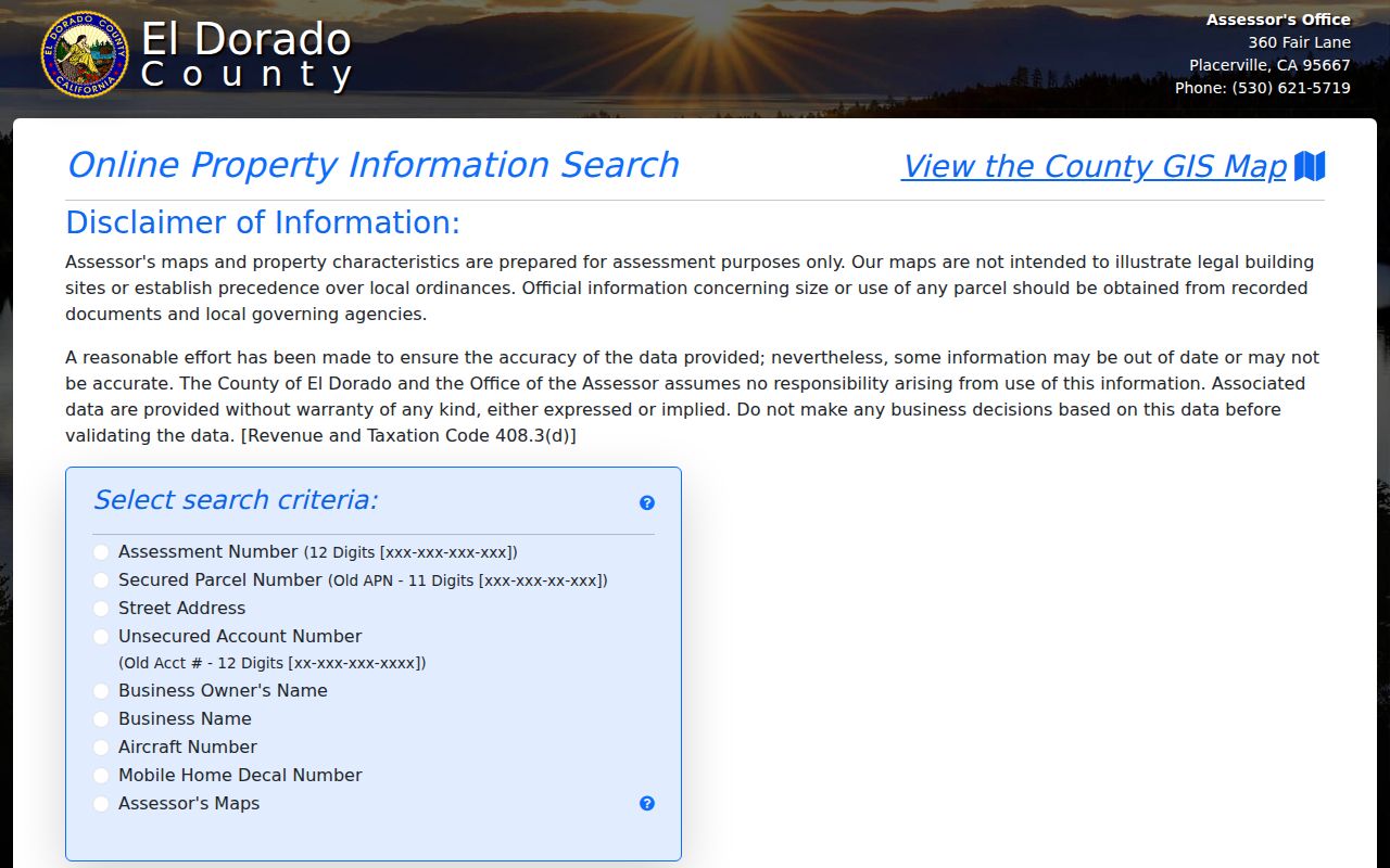 South Lake Tahoe people search assessor parcel lookup