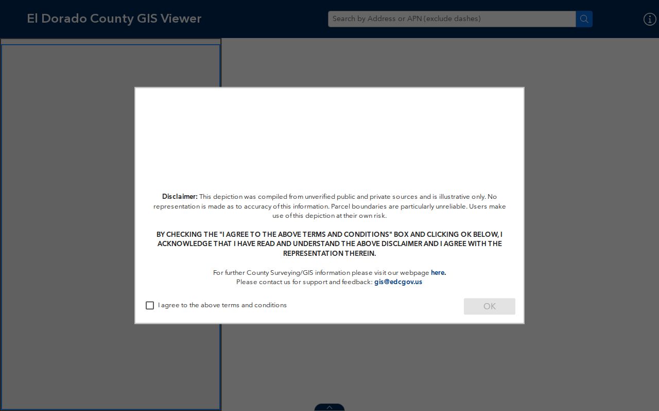 South Lake Tahoe people search EDC GIS parcel viewer